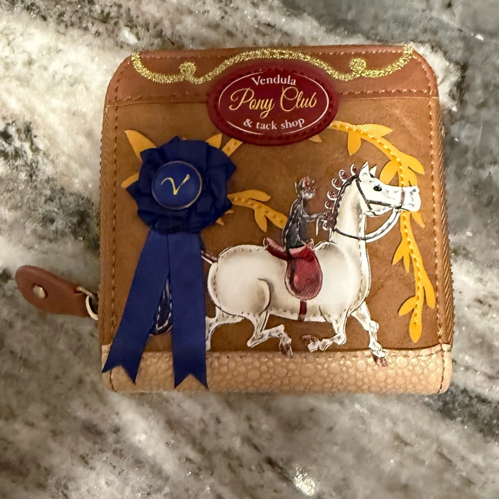 Vendula Pony Club Square Wallet New w/o tag